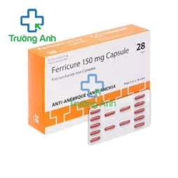 Ferricure 150mg - Phòng và điều trị thiếu máu hiệu quả của Ấn Độ